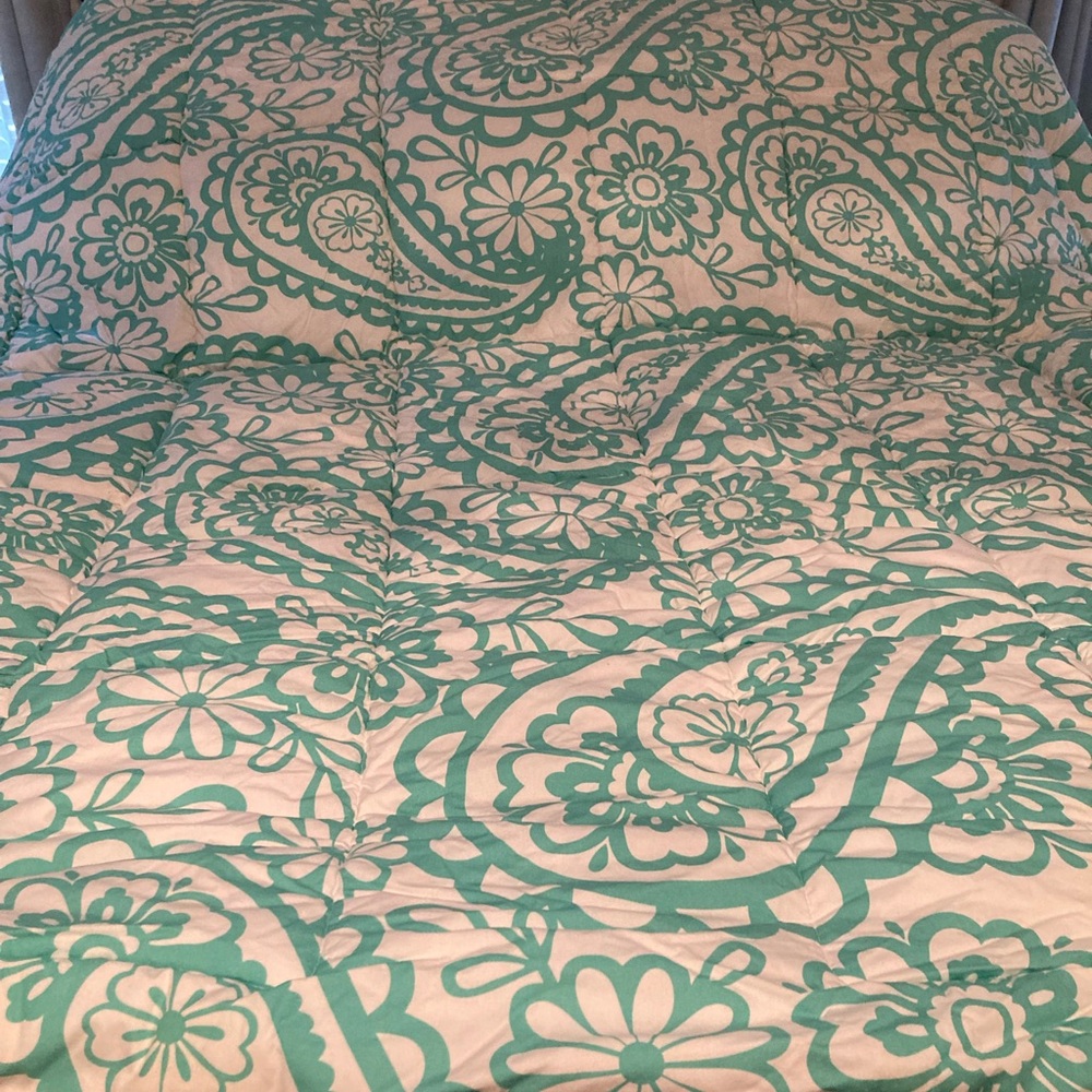 GUC Pottery Barn Teen Reversible Full Comforter/2 Shams